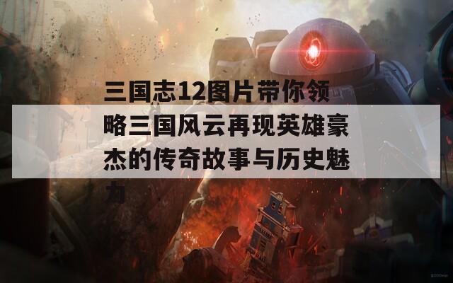 三國志12圖片帶你領(lǐng)略三國風(fēng)云再現(xiàn)英雄豪杰的傳奇故事與歷史魅力