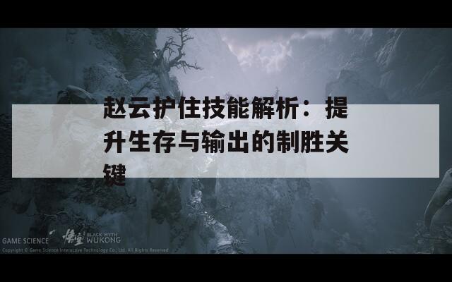 趙云護住技能解析：提升生存與輸出的制勝關鍵