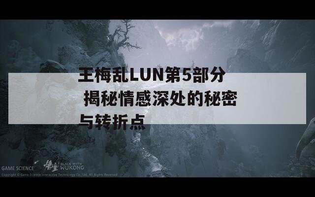 王梅亂LUN第5部分 揭秘情感深處的秘密與轉折點