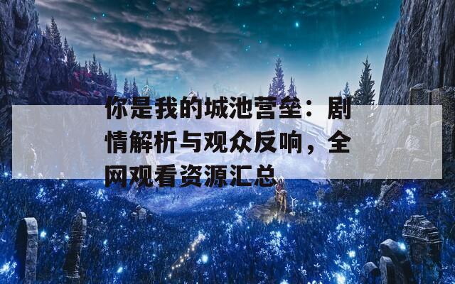 你是我的城池營壘：劇情解析與觀眾反響，全網(wǎng)觀看資源匯總