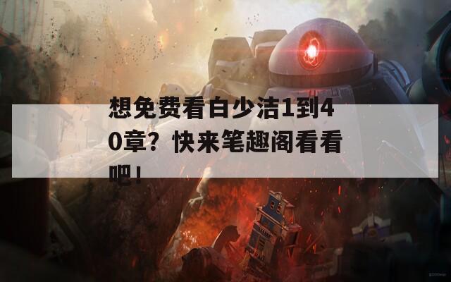 想免費看白少潔1到40章？快來筆趣閣看看吧！