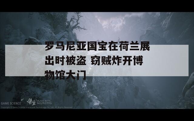 羅馬尼亞國寶在荷蘭展出時被盜 竊賊炸開博物館大門