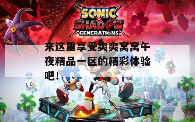 來這里享受爽爽窩窩午夜精品一區(qū)的精彩體驗(yàn)吧！