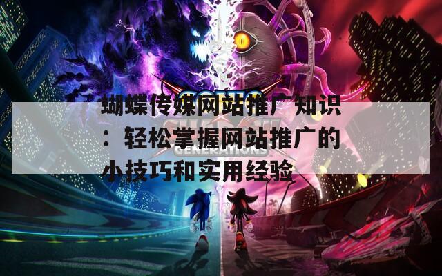蝴蝶傳媒網(wǎng)站推廣知識：輕松掌握網(wǎng)站推廣的小技巧和實(shí)用經(jīng)驗(yàn)