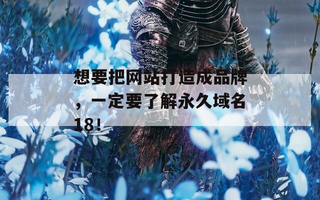 想要把網(wǎng)站打造成品牌，一定要了解永久域名18！