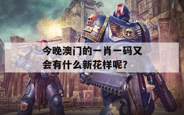 今晚澳門的一肖一碼又會有什么新花樣呢？