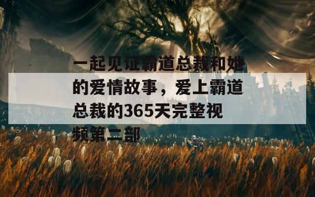 一起見證霸道總裁和她的愛情故事，愛上霸道總裁的365天完整視頻第二部