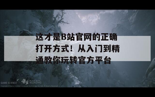 這才是B站官網(wǎng)的正確打開(kāi)方式！從入門(mén)到精通教你玩轉(zhuǎn)官方平臺(tái)