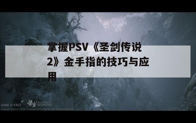 掌握PSV《圣劍傳說2》金手指的技巧與應(yīng)用