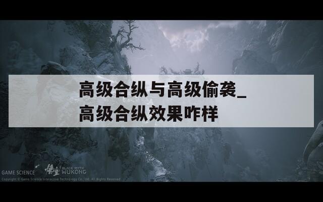 高級(jí)合縱與高級(jí)偷襲_高級(jí)合縱效果咋樣