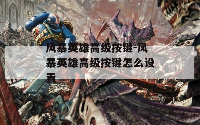 風(fēng)暴英雄高級(jí)按鍵-風(fēng)暴英雄高級(jí)按鍵怎么設(shè)置