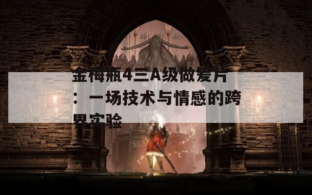 金梅瓶4三A級做爰片：一場技術與情感的跨界實驗