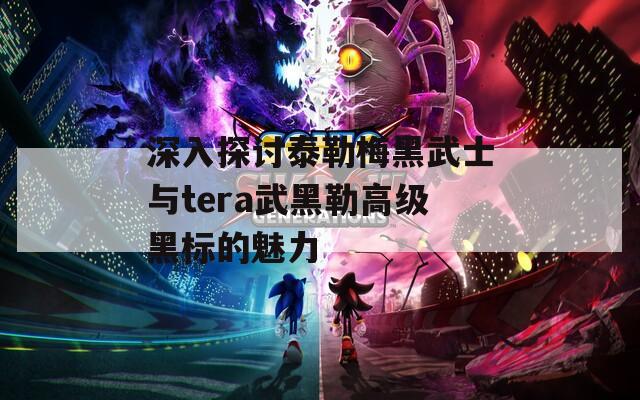 深入探討泰勒梅黑武士與tera武黑勒高級(jí)黑標(biāo)的魅力
