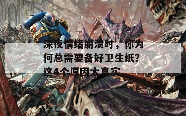 深夜情緒崩潰時(shí)，你為何總需要備好衛(wèi)生紙？這4個(gè)原因太真實(shí)