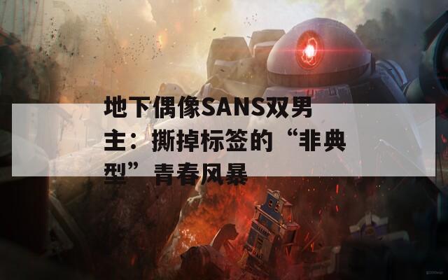 地下偶像SANS雙男主：撕掉標(biāo)簽的“非典型”青春風(fēng)暴