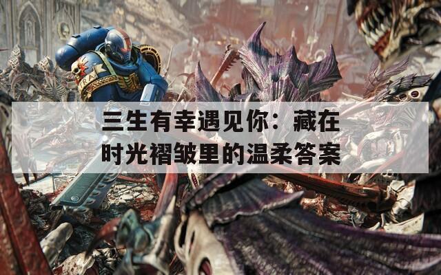 三生有幸遇見你：藏在時(shí)光褶皺里的溫柔答案