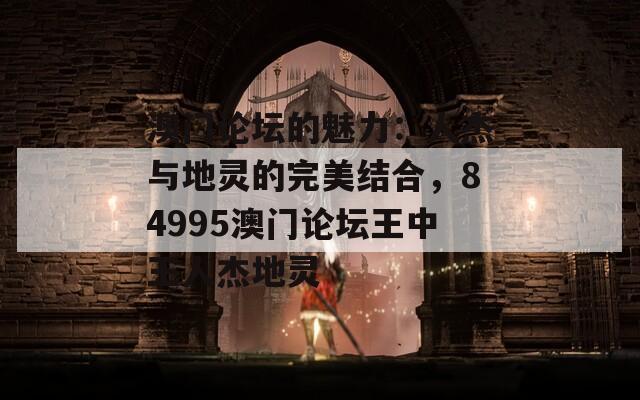 澳門論壇的魅力：人杰與地靈的完美結(jié)合，84995澳門論壇王中王人杰地靈