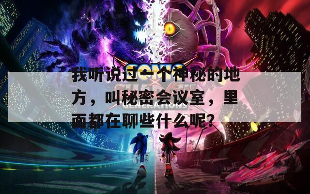 我聽說過一個神秘的地方，叫秘密會議室，里面都在聊些什么呢？