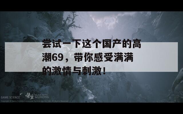 嘗試一下這個國產(chǎn)的高潮69，帶你感受滿滿的激情與刺激！