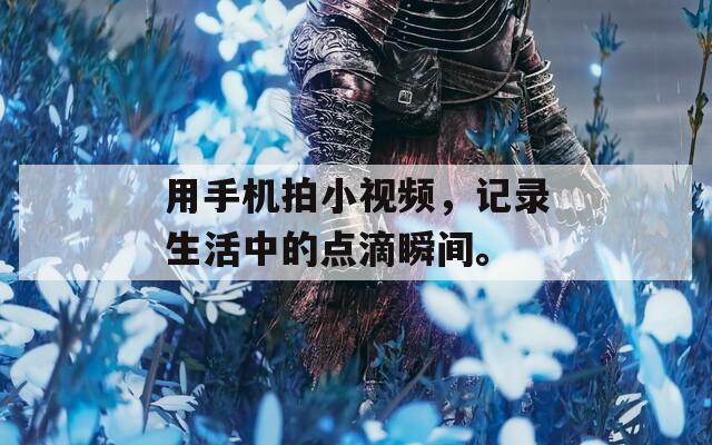 用手機(jī)拍小視頻，記錄生活中的點(diǎn)滴瞬間。