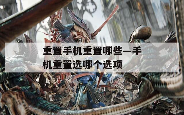 重置手機(jī)重置哪些—手機(jī)重置選哪個(gè)選項(xiàng)