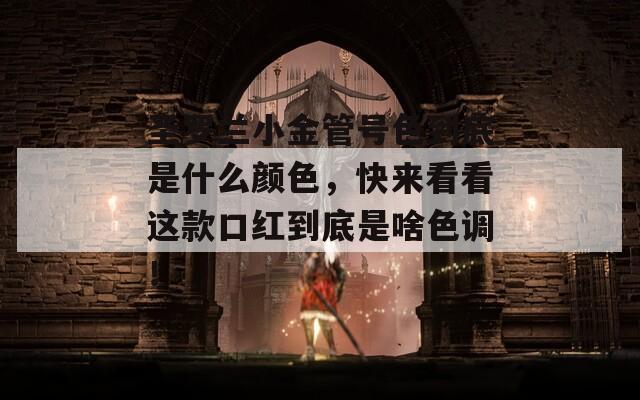 圣羅蘭小金管號色到底是什么顏色，快來看看這款口紅到底是啥色調(diào)！