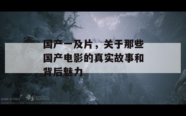 國產(chǎn)一及片，關于那些國產(chǎn)電影的真實故事和背后魅力