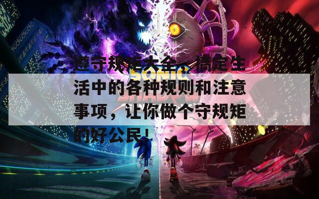 遵守規(guī)矩大全，搞定生活中的各種規(guī)則和注意事項(xiàng)，讓你做個(gè)守規(guī)矩的好公民！