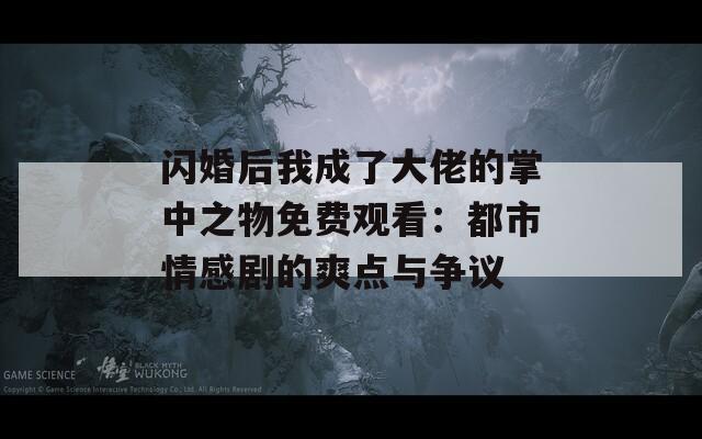 閃婚后我成了大佬的掌中之物免費觀看：都市情感劇的爽點與爭議