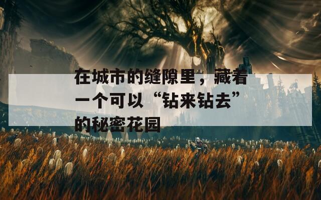 在城市的縫隙里，藏著一個可以“鉆來鉆去”的秘密花園