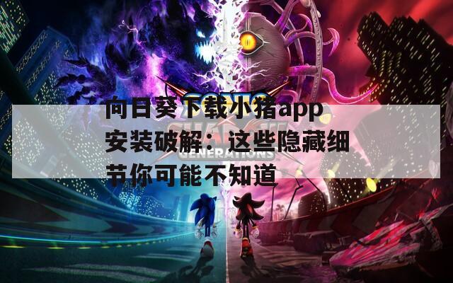 向日葵下載小豬app安裝破解：這些隱藏細節(jié)你可能不知道