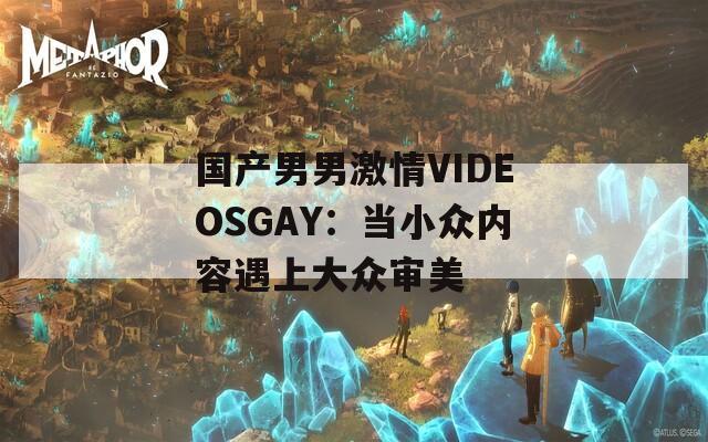 國產(chǎn)男男激情VIDEOSGAY：當(dāng)小眾內(nèi)容遇上大眾審美